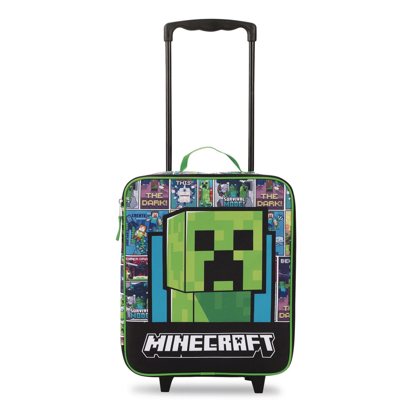 Bioworld® Four-Piece Minecraft Carry-On Luggage Set, 11.75 x 6 x 14 (BWRLRY6U4EMNCPP)