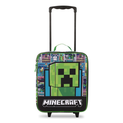 Bioworld® Four-Piece Minecraft Carry-On Luggage Set, 11.75 x 6 x 14 (BWRLRY6U4EMNCPP)