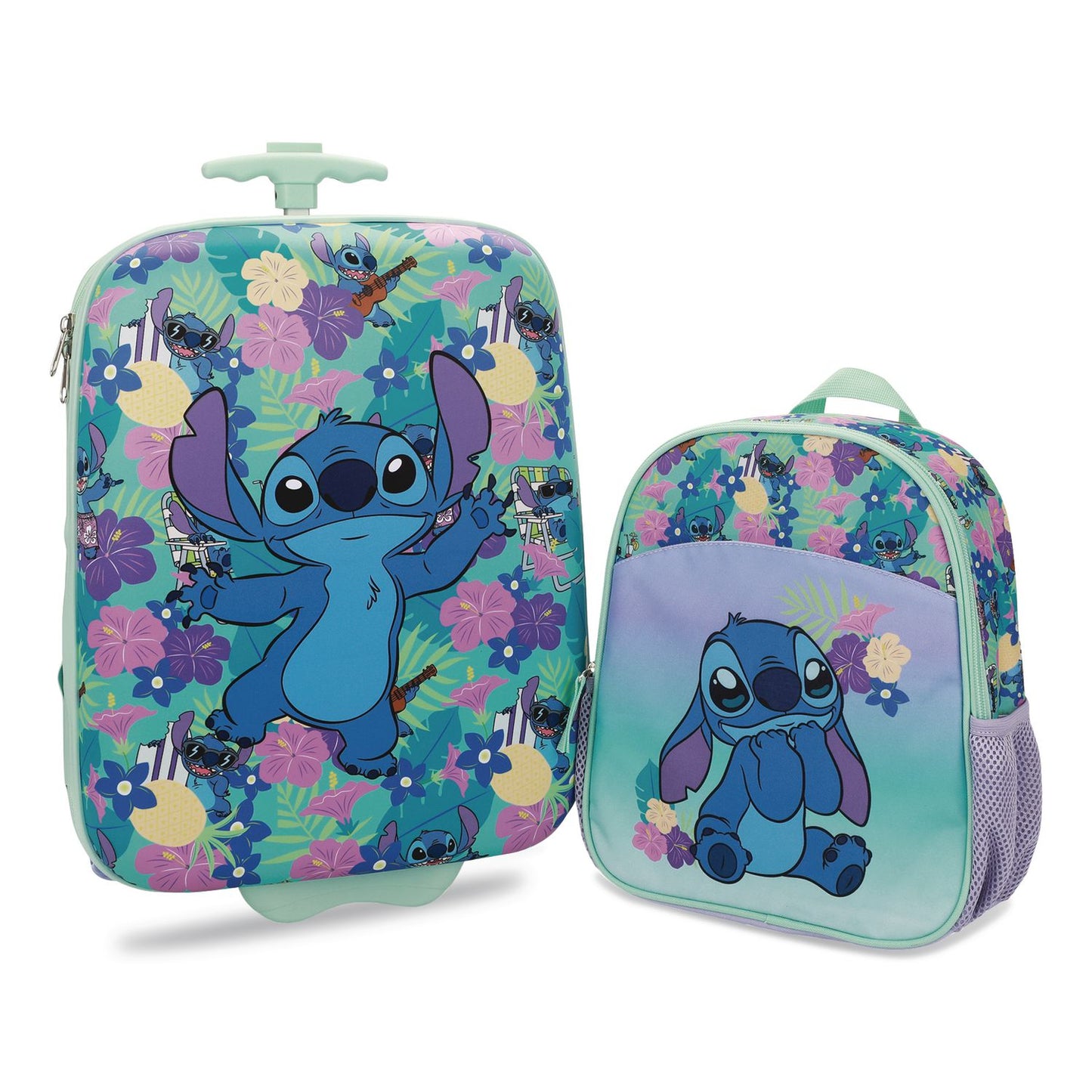 Bioworld® Two-Piece Stitch Carry-On Luggage Set, 8 x 12 x 16 (BWRLRY8C8VDSCPP)