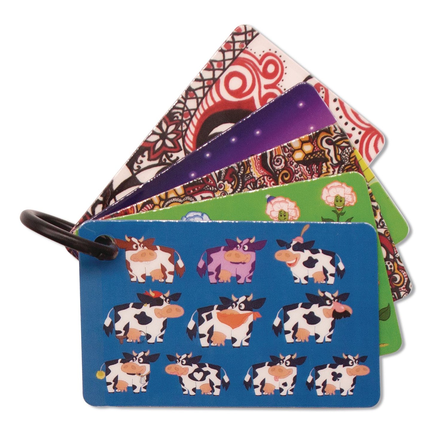 Buzzy® DistrACTION Flash Cards. All Ages, 3.4 x 2.5, 5 Cards/Set, 4 Sets/Pack (BZYDTCSET)