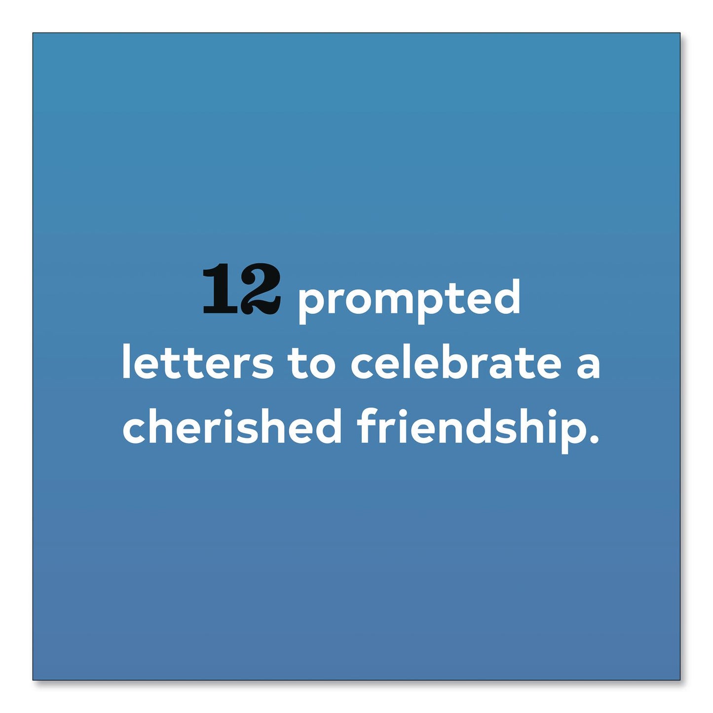 CHRONICLE BOOKS Guided Journal: Letters to My Friend, Multicolor Cover, (12) 4.25 x 8 Sheets (CHB978145215943)