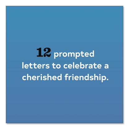 CHRONICLE BOOKS Guided Journal: Letters to My Friend, Multicolor Cover, (12) 4.25 x 8 Sheets (CHB978145215943)