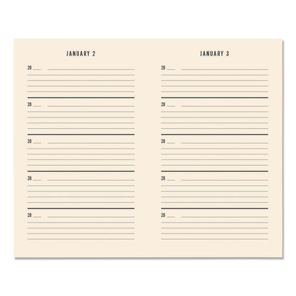CHRONICLE BOOKS Guided Journal: One Line a Day, A Five-Year Memory Book, Tan Cover, (372) 6.12 x 3.75 Sheets (CHB978145217479)