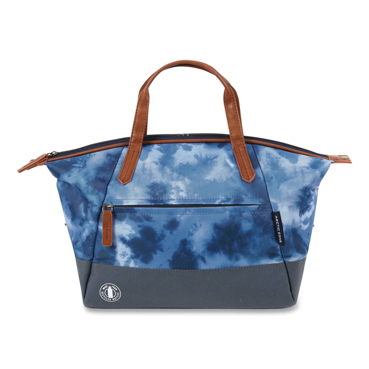 Arctic Zone® Eco Iced Tie Dye Blue Insulated Lunch Bag, 9.5" x 6.25" x 11.5", Blue (AZN10003574)