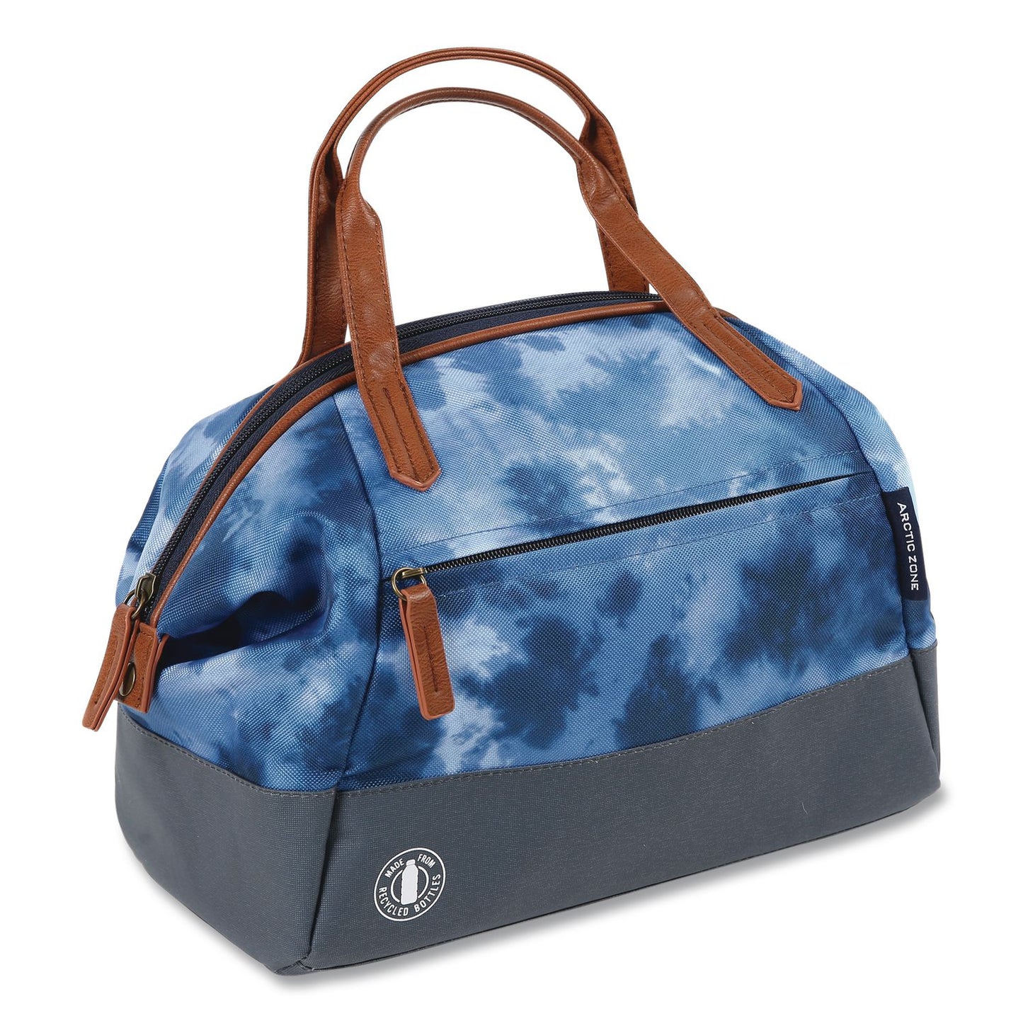 Arctic Zone® Eco Iced Tie Dye Blue Insulated Lunch Bag, 9.5" x 6.25" x 11.5", Blue (AZN10003574)