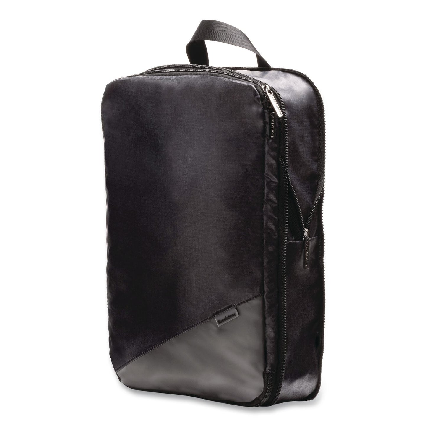 Brookstone® Two-Piece Compression Luggage Cubes, 10 x 7 x 1.25/14 x 10 x 1.25, Black (BKTBOLP0006)