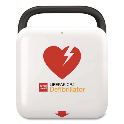 CARDIACT™ LIFEPAK CR2 Fully-Automatic, USB Defibrillator, English, Handle, Rugged Carry Case with Prep Kit (AOHCARG021)