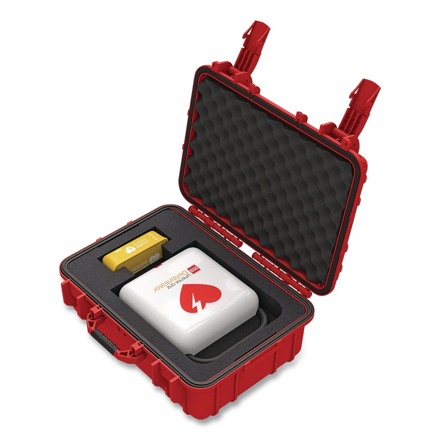 CARDIACT™ LIFEPAK CR2 Semi-Automatic, USB Defibrillator, English, Rugged Case (AOHCARG022)