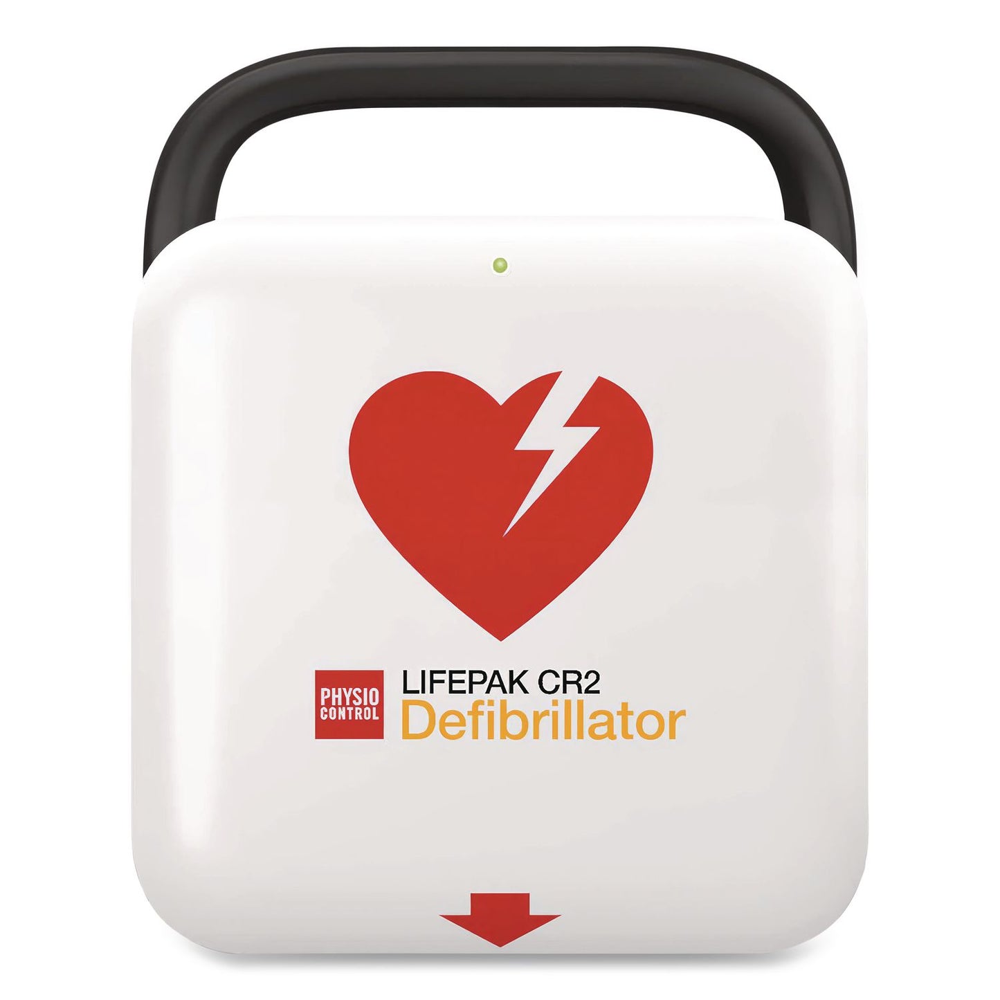 CARDIACT™ LIFEPAK CR2 Fully-Automatic, Cellular Defibrillator, English/Spanish, Rugged Case (AOHCARG023)