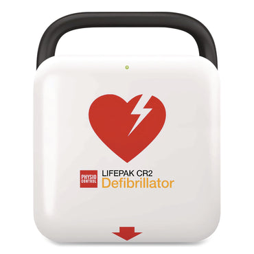 CARDIACT™ LIFEPAK CR2 Fully-Automatic, Cellular Defibrillator, English/Spanish, Rugged Case (AOHCARG023)