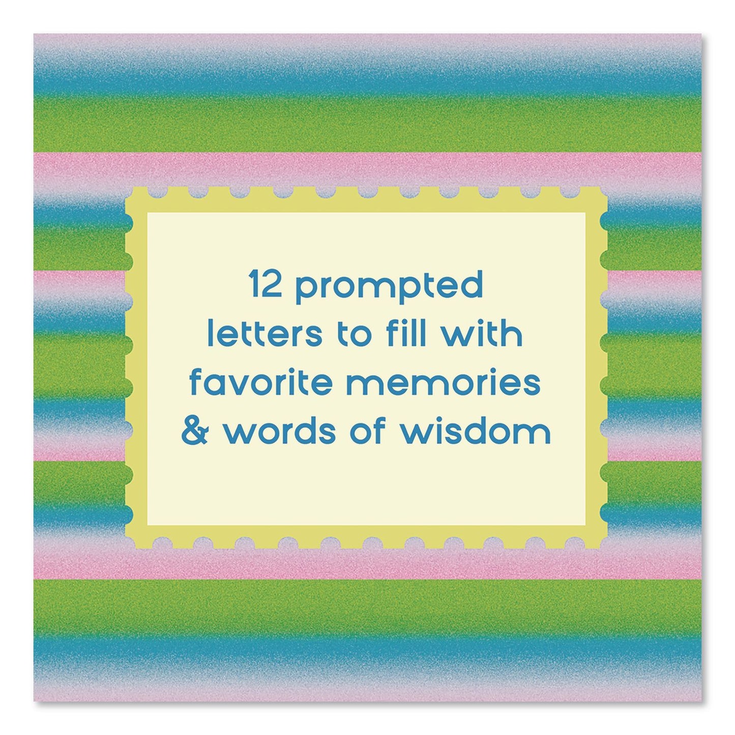 CHRONICLE BOOKS Guided Journal: Letters to My Future Self, Multicolor Cover, (12) 3.5 x 7.75 Sheets (CHB978179722769)
