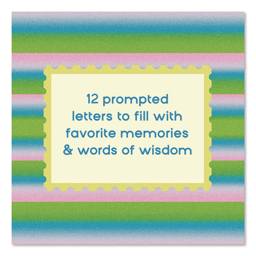 CHRONICLE BOOKS Guided Journal: Letters to My Future Self, Multicolor Cover, (12) 3.5 x 7.75 Sheets (CHB978179722769)