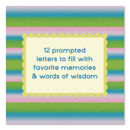 CHRONICLE BOOKS Guided Journal: Letters to My Future Self, Multicolor Cover, (12) 3.5 x 7.75 Sheets (CHB978179722769)