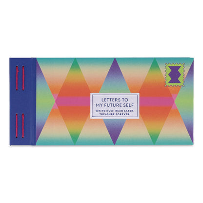 CHRONICLE BOOKS Guided Journal: Letters to My Future Self, Multicolor Cover, (12) 3.5 x 7.75 Sheets (CHB978179722769)