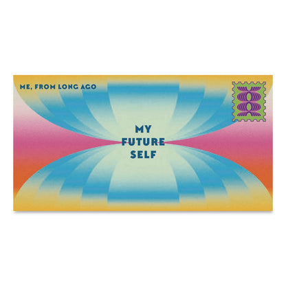 CHRONICLE BOOKS Guided Journal: Letters to My Future Self, Multicolor Cover, (12) 3.5 x 7.75 Sheets (CHB978179722769)