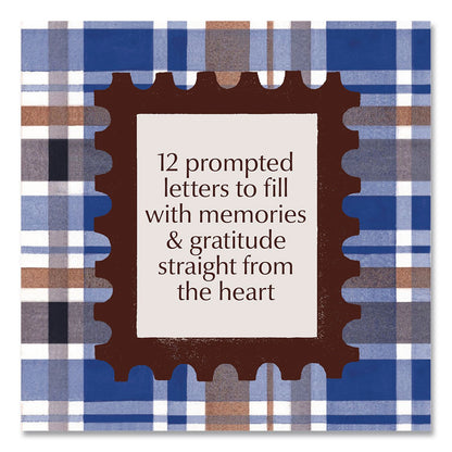 CHRONICLE BOOKS Guided Journal: Letters to My Dad, Multicolor Cover, (12) 3.5 x 7.75 Sheets (CHB978179723146)