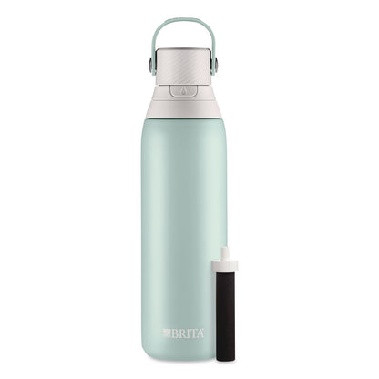 Brita® Stainless Steel Filtered Water Bottle, 20 oz, Glacier (CLO36448)