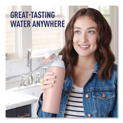 Brita® Stainless Steel Filtered Water Bottle, 20 oz, Rose (CLO36452)