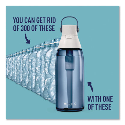 Brita® Plastic Filtered Water Bottle, 36 oz, Night Sky (CLO36465)