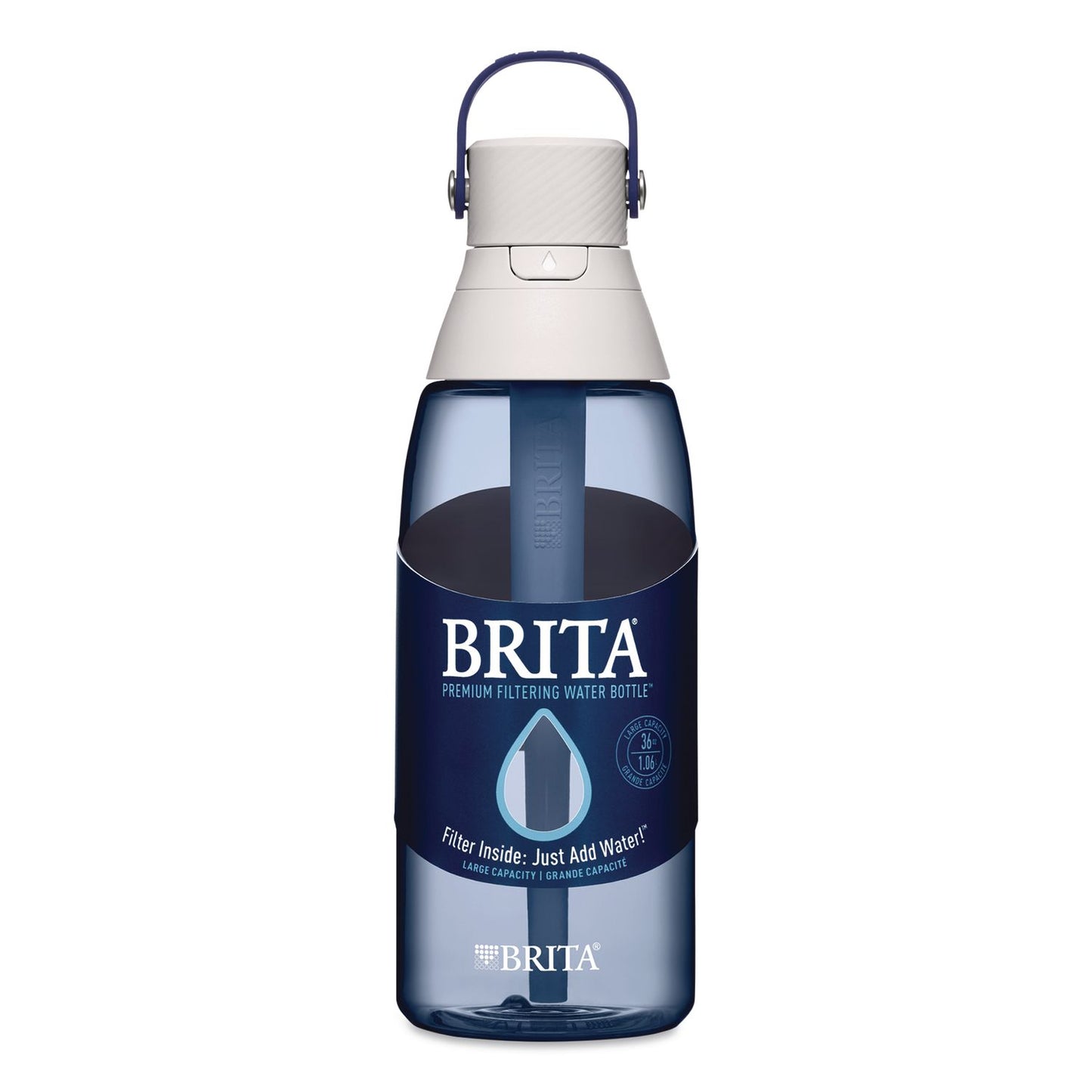Brita® Plastic Filtered Water Bottle, 36 oz, Night Sky (CLO36465)
