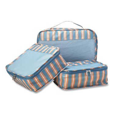Bliss Five-Piece Packing Cube Set, Assorted Sizes, Multicolor Stripe (ILBSOAP0005)