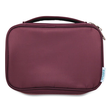 Bliss Travel Jewelry Organizer, 7.4 x 5.6, Maroon (ILBSOLS0001)