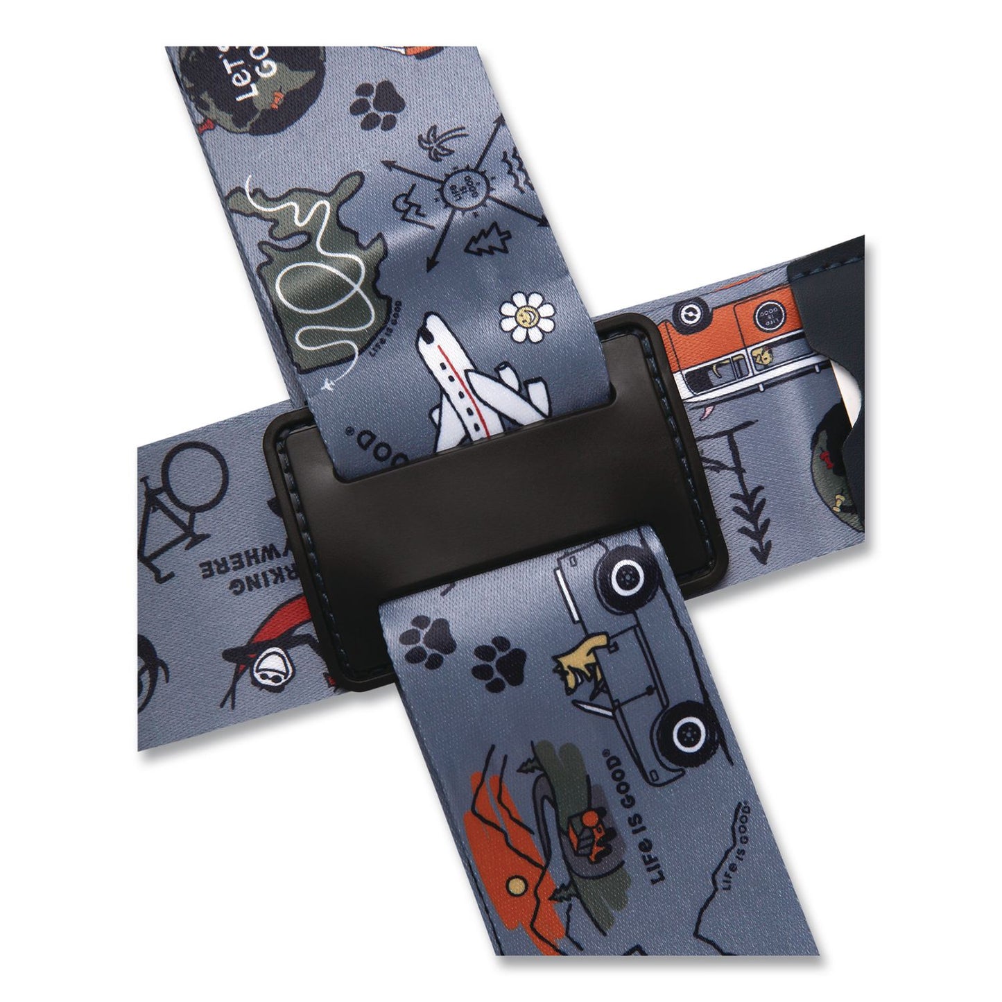 Life Is Good® Polyester Luggage Strap, 75", Multicolor (LGDL0AS0002)