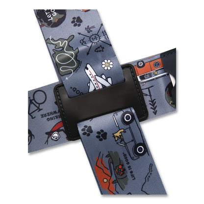 Life Is Good® Polyester Luggage Strap, 75", Multicolor (LGDL0AS0002)