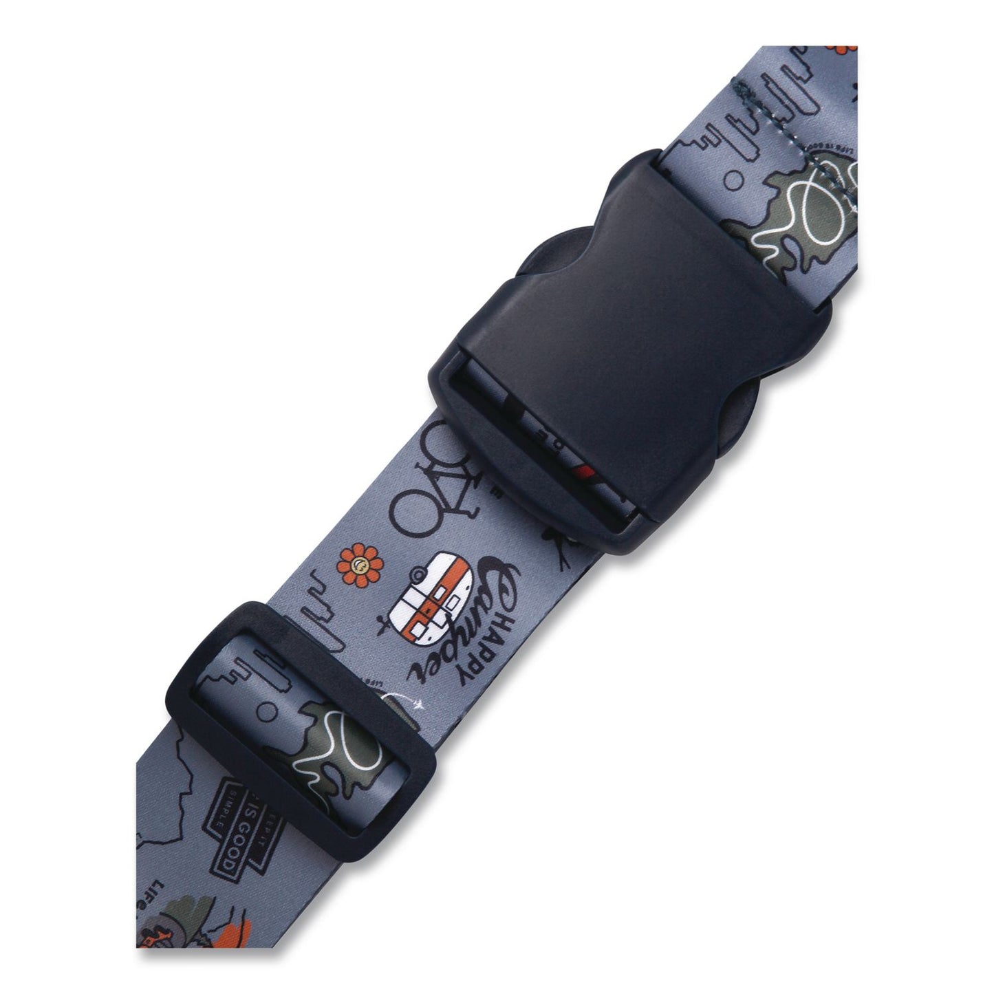 Life Is Good® Polyester Luggage Strap, 75", Multicolor (LGDL0AS0002)
