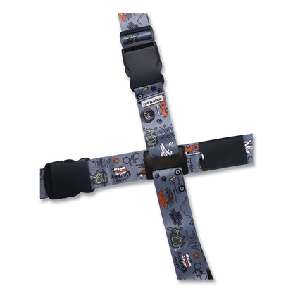 Life Is Good® Polyester Luggage Strap, 75", Multicolor (LGDL0AS0002)
