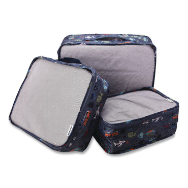 Life Is Good® Six-Piece Packing Cube Set, 3 Cubes and 3 Pouches, Assorted Sizes, Multicolor (LGDLNPC0001)
