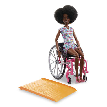 Barbie® Fashionistas Doll with Wheelchair and Ramp, Ages 3 and Up (MTTHJT14)