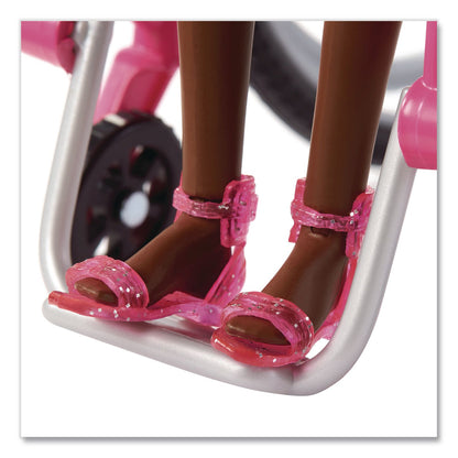 Barbie® Fashionistas Doll with Wheelchair and Ramp, Ages 3 and Up (MTTHJT14)