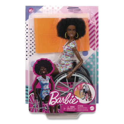Barbie® Fashionistas Doll with Wheelchair and Ramp, Ages 3 and Up (MTTHJT14)