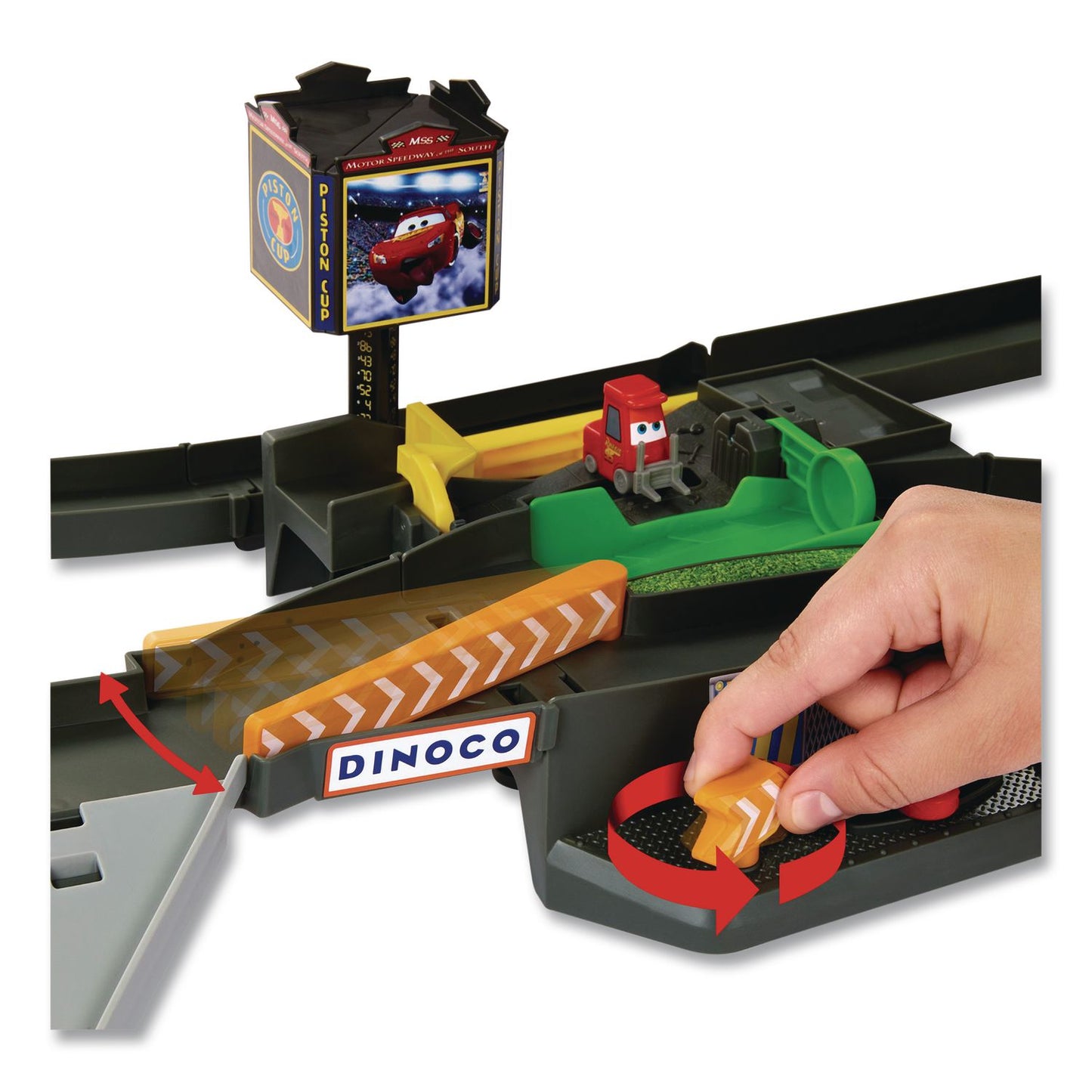 Disney PIXAR Cars Piston Cup Action Speedway Playset, Ages 4 and Up (MTTHPD81)
