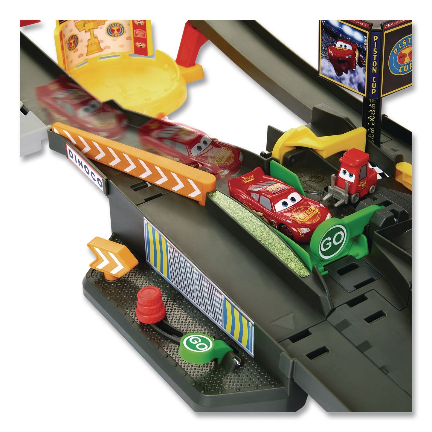 Disney PIXAR Cars Piston Cup Action Speedway Playset, Ages 4 and Up (MTTHPD81)