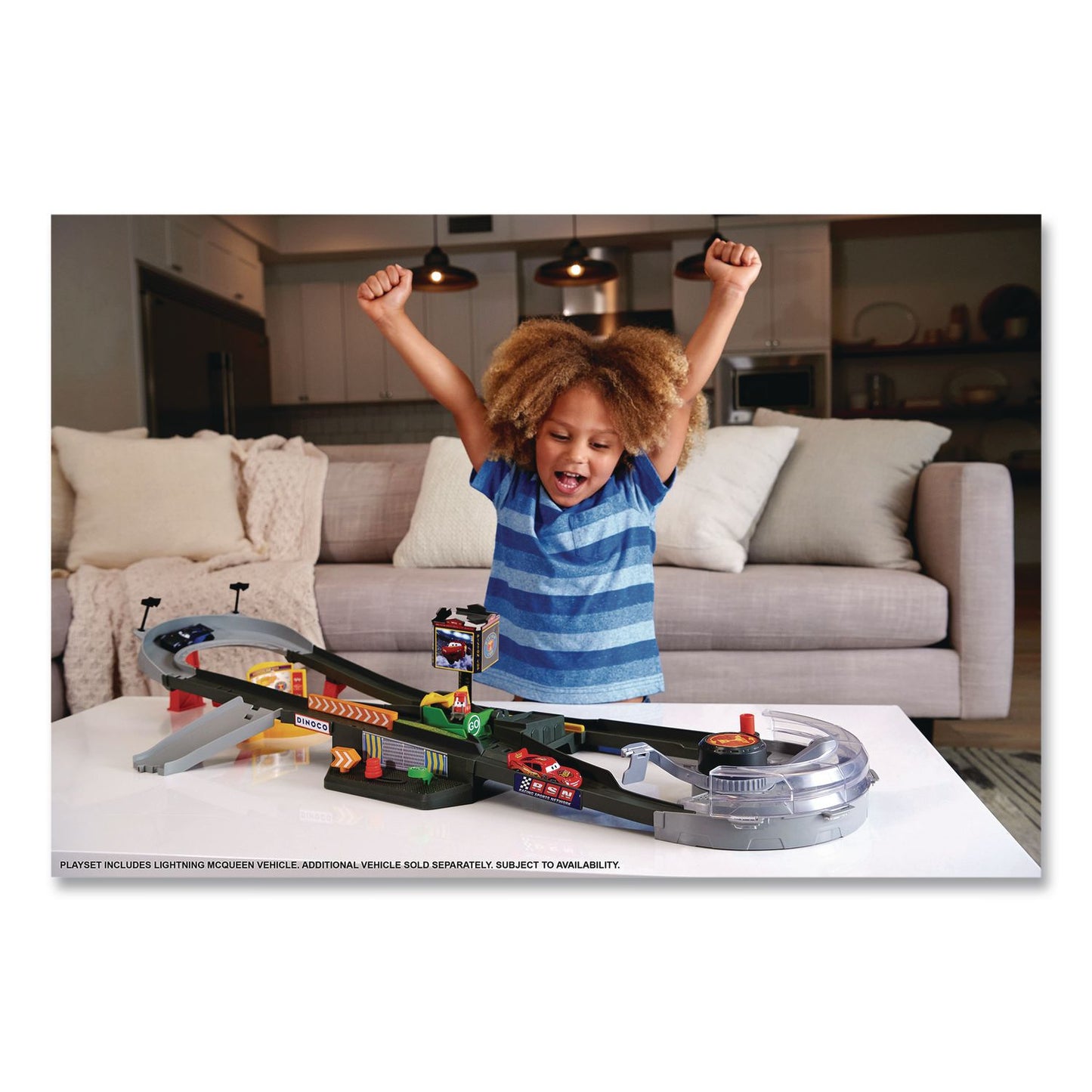 Disney PIXAR Cars Piston Cup Action Speedway Playset, Ages 4 and Up (MTTHPD81)