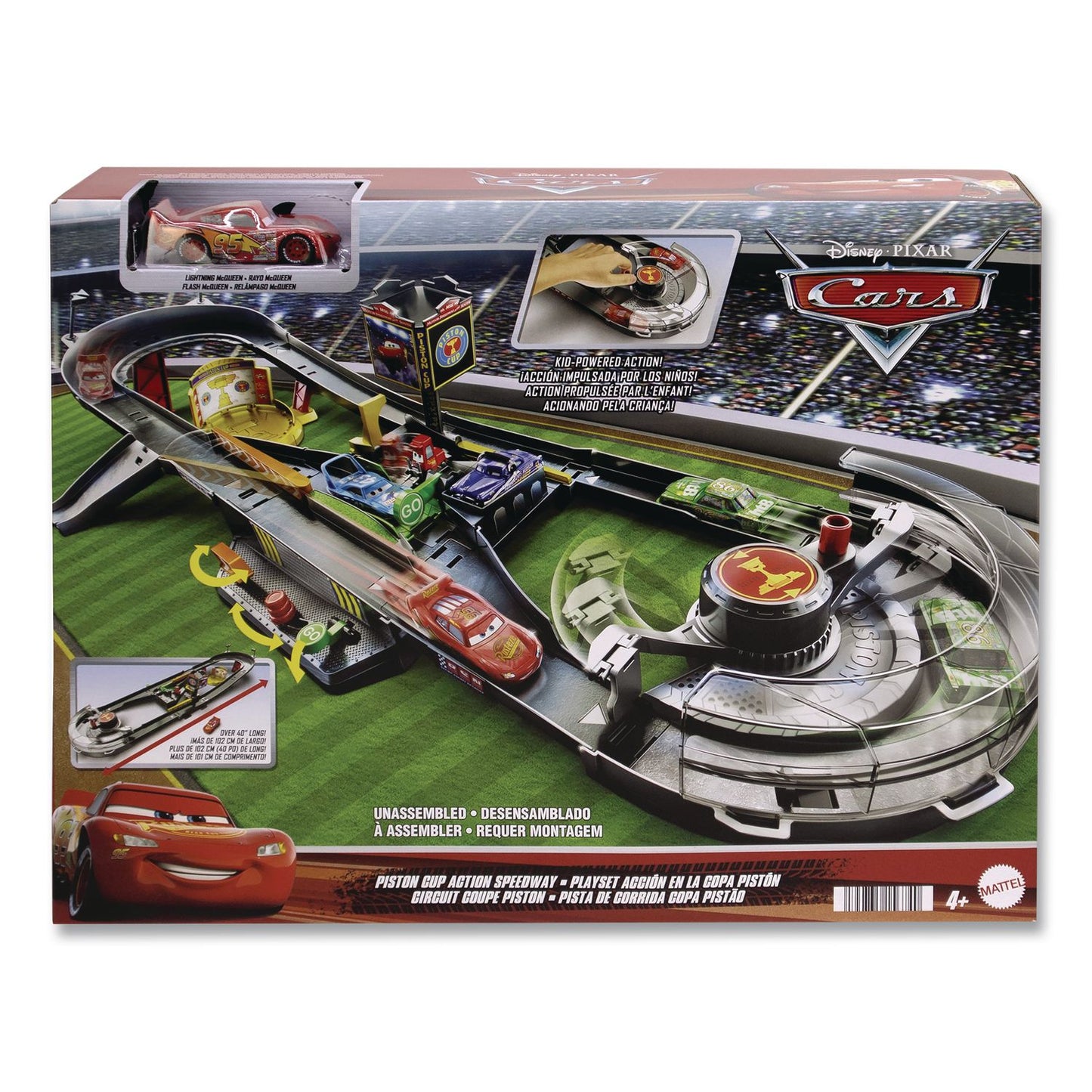 Disney PIXAR Cars Piston Cup Action Speedway Playset, Ages 4 and Up (MTTHPD81)