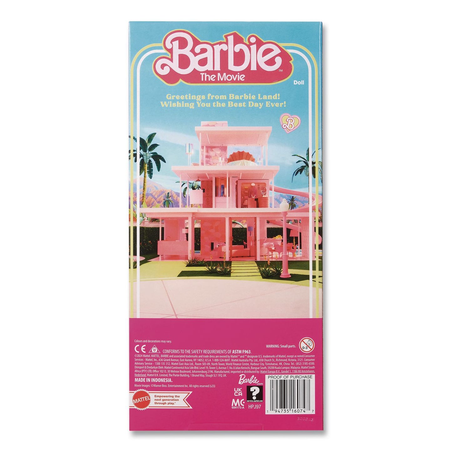 Barbie® The Movie Ken Collector Doll, Ages 3 and Up (MTTJBJ54)