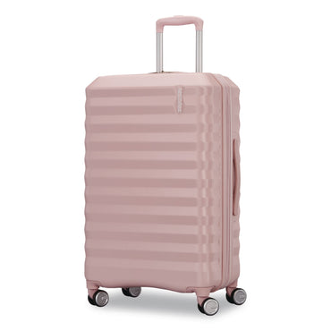 AMERICAN TOURISTER Color Vault Hardside Spinner Suitcase Set, 11 x 11 x 24, Pink Blush (SML153951E050)