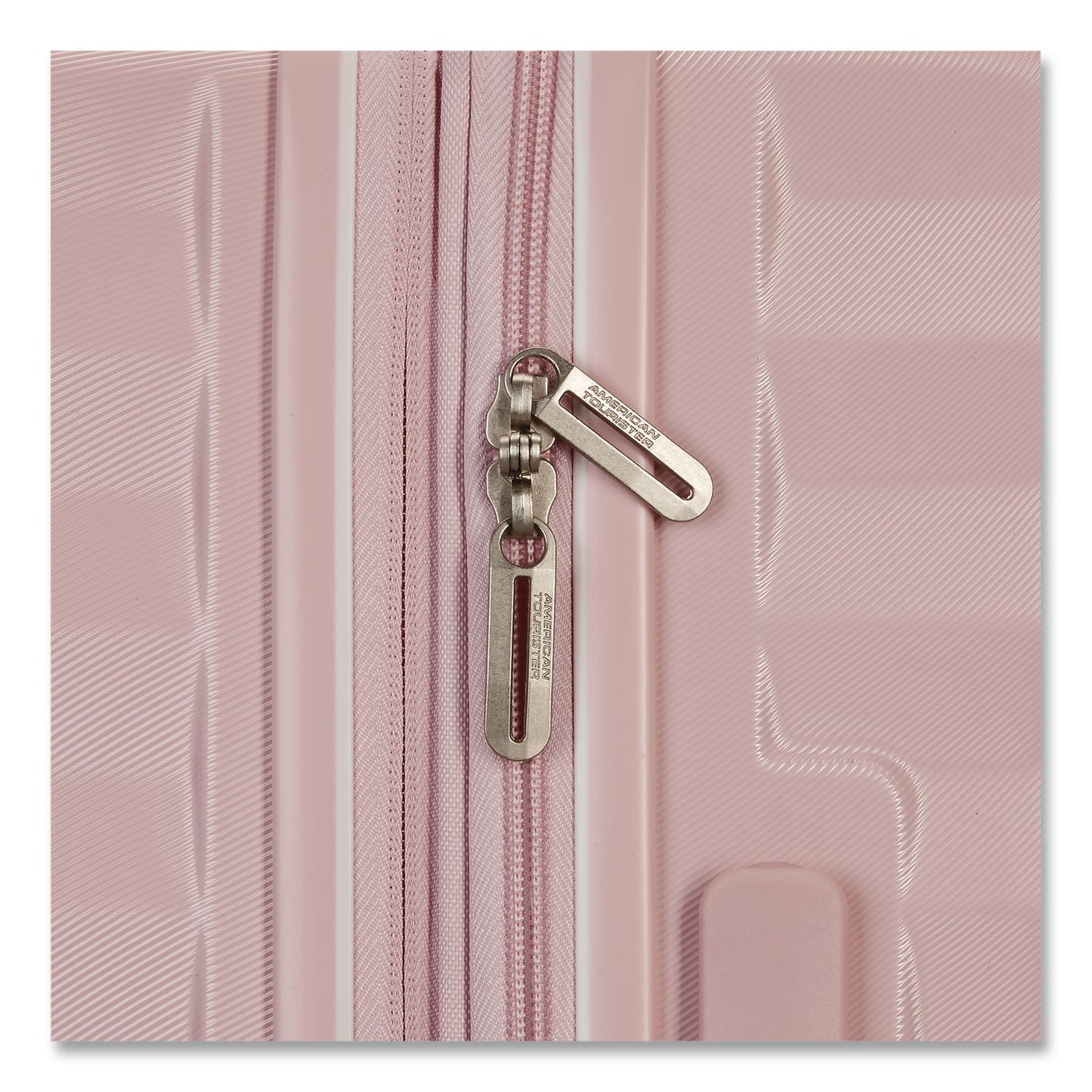 AMERICAN TOURISTER Color Vault Hardside Spinner Suitcase Set, 11 x 11 x 24, Pink Blush (SML153951E050)