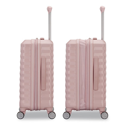 AMERICAN TOURISTER Color Vault Hardside Spinner Suitcase Set, 11 x 11 x 24, Pink Blush (SML153951E050)