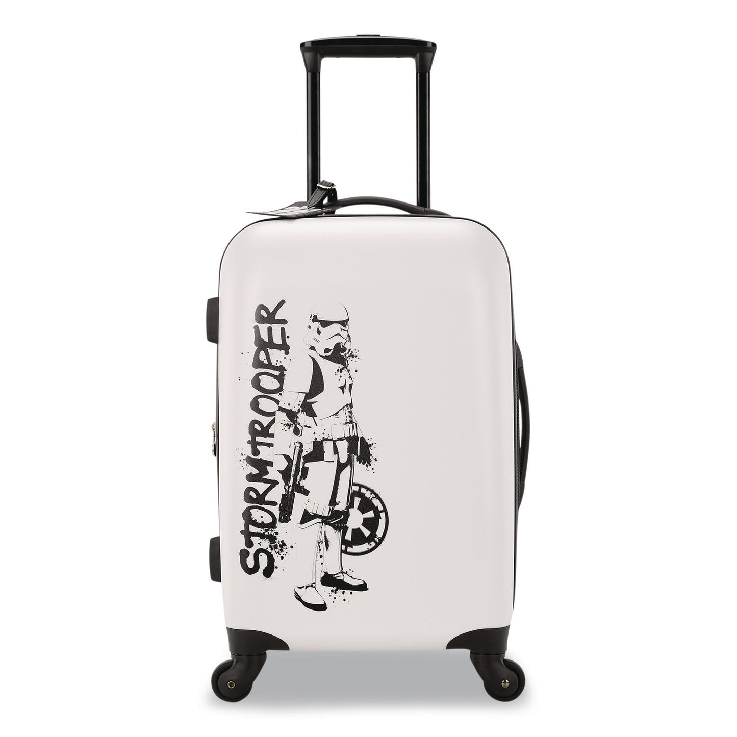 AMERICAN TOURISTER Star Wars Storm Trooper Hardside Spinner Suitcase, 9.5 x 14 x 22.5 (SML1458374608)