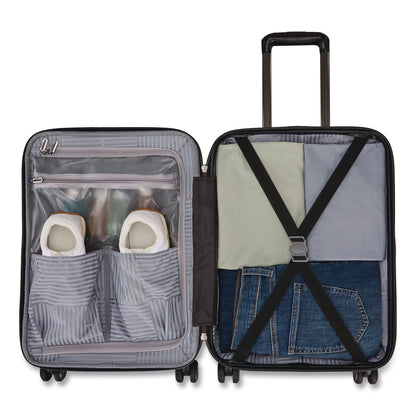 AMERICAN TOURISTER My AT Carry-On Hardside Spinner Suitcase, 9.5 x 15 x 22, Black (SML1526001041)