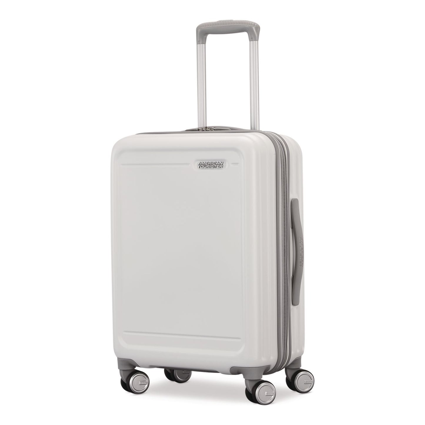 AMERICAN TOURISTER My AT Carry-On Hardside Spinner Suitcase, 9.5 x 15 x 22, White (SML1526001908)