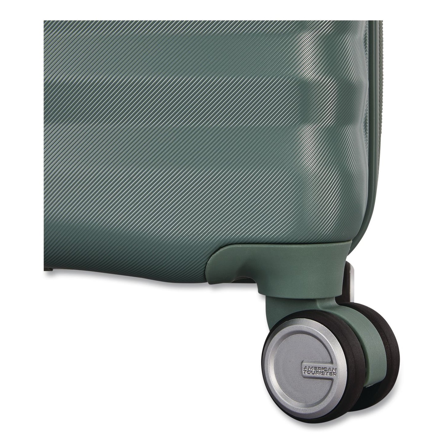 AMERICAN TOURISTER Color Vault Hardside Spinner Suitcase Set, 11 x 11 x 24, Jade Green (SML1539511457)