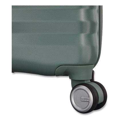 AMERICAN TOURISTER Color Vault Hardside Spinner Suitcase Set, 11 x 11 x 24, Jade Green (SML1539511457)