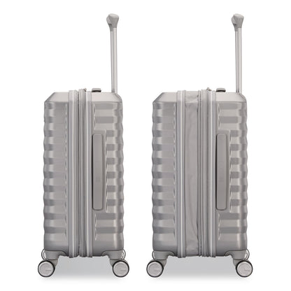 AMERICAN TOURISTER Color Vault Hardside Spinner Suitcase Set, 11 x 11 x 24, Silver (SML1539511776)