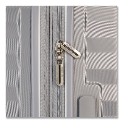 AMERICAN TOURISTER Color Vault Hardside Spinner Suitcase Set, 11 x 11 x 24, Silver (SML1539511776)