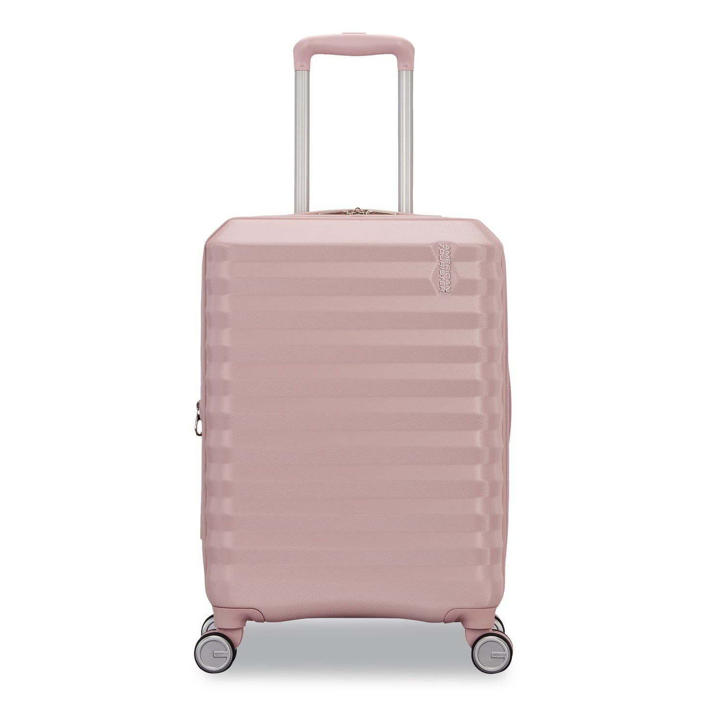 AMERICAN TOURISTER Color Vault Hardside Spinner Suitcase Set, 11 x 11 x 24, Pink Blush (SML153951E050)